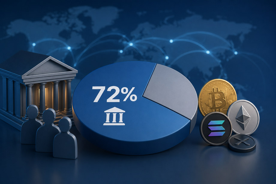 Wintermute Report Shows Institutions Account for Record 72% of Spot OTC Crypto Flow