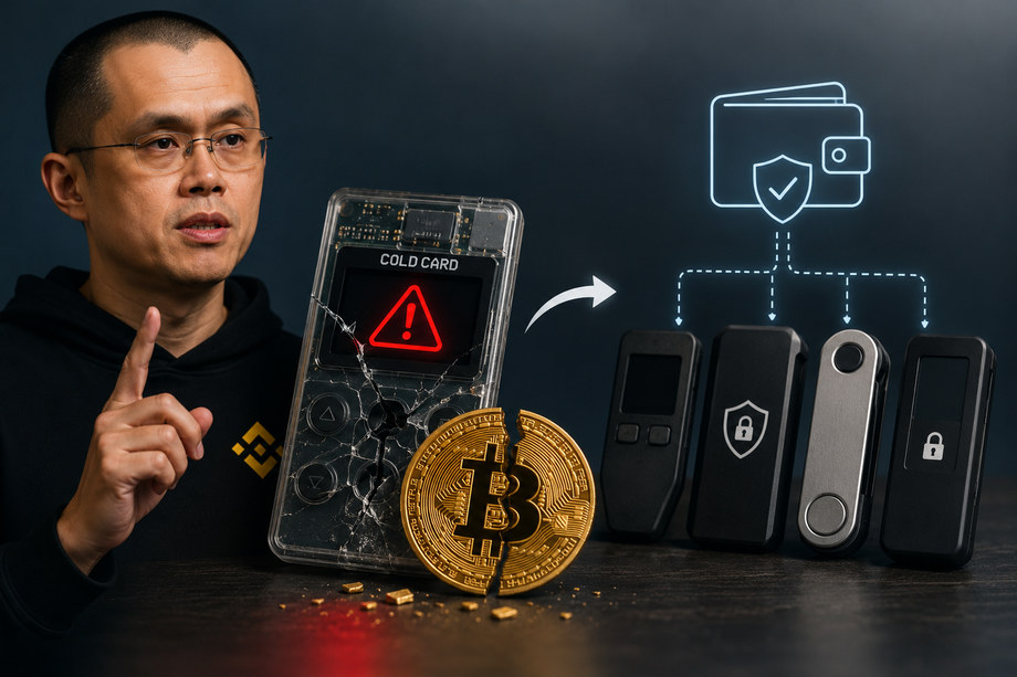 CZ Urges Crypto Holders to Diversify Wallets After $70 Million Coldcard Exploit