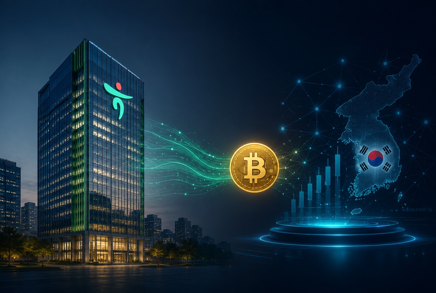 Hana Bank Bets $670M on Upbit Owner Dunamu as Banks Rush into Crypto