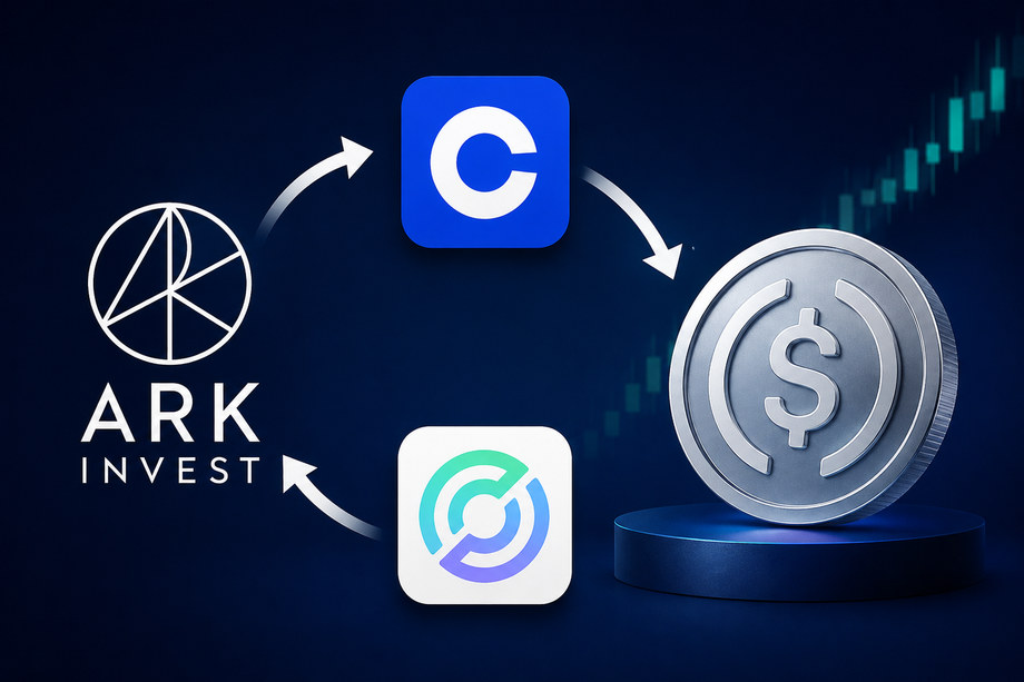 ARK Invest Shifts $31.5 Million Toward Coinbase and Circle in Crypto Equity Rebalancing