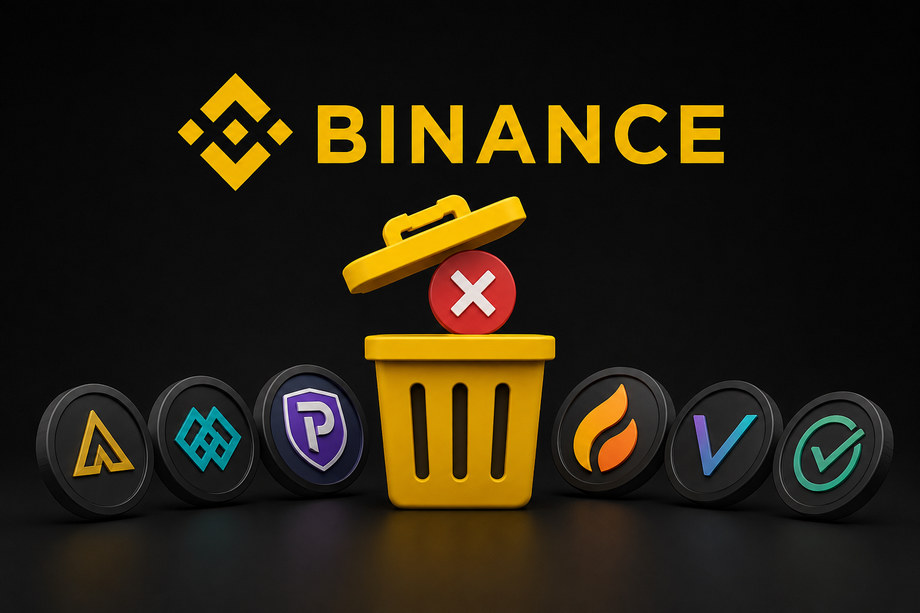 Binance to Remove Six Tokens From Spot Trading on August 17