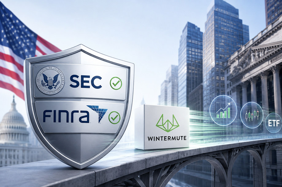 Wintermute Secures U.S. Broker-Dealer License to Expand Into Equities and Crypto ETFs