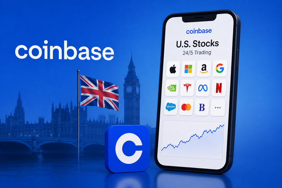 Coinbase Rolls Out Nearly 4,000 U.S. Stocks for UK Users With 24/5 Trading