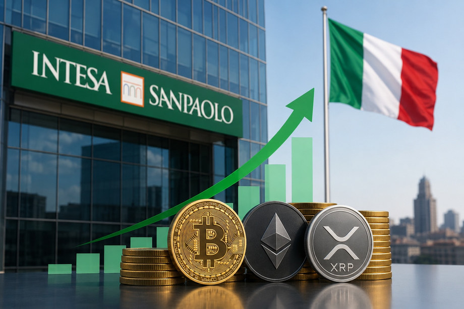 Italy's Largest Bank Doubles Crypto Holdings to $235M in Q1 Push
