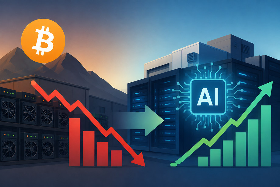 Bitcoin Miners MARA and CleanSpark Report Steep Revenue Declines Amid AI Shift