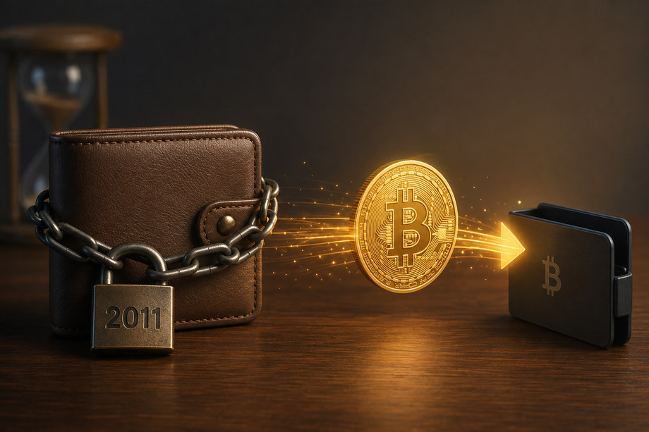 Dormant 2011 Bitcoin Wallet Moves $3.2 Million Toward FalconX-Linked Address