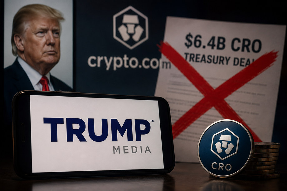 Trump Media Ends Crypto.com Partnerships, Scraps CRO Treasury Plan
