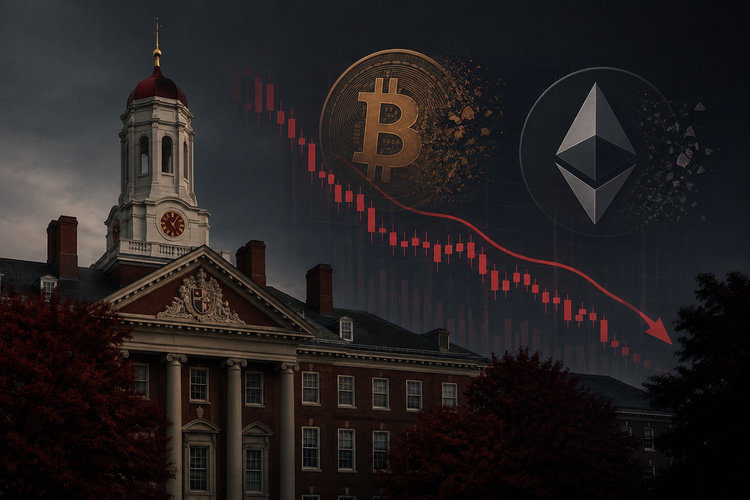 Harvard Cuts Bitcoin ETF Stake Nearly in Half and Fully Exits Ethereum Holdings