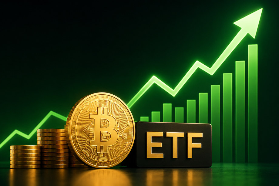 US Bitcoin and Ether ETFs Record $1.1 Billion Inflows in Strongest Week Since April