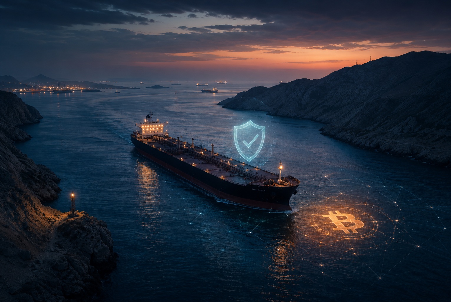 Iran Advances Bitcoin-Linked Insurance Plan for Hormuz Strait Shipping