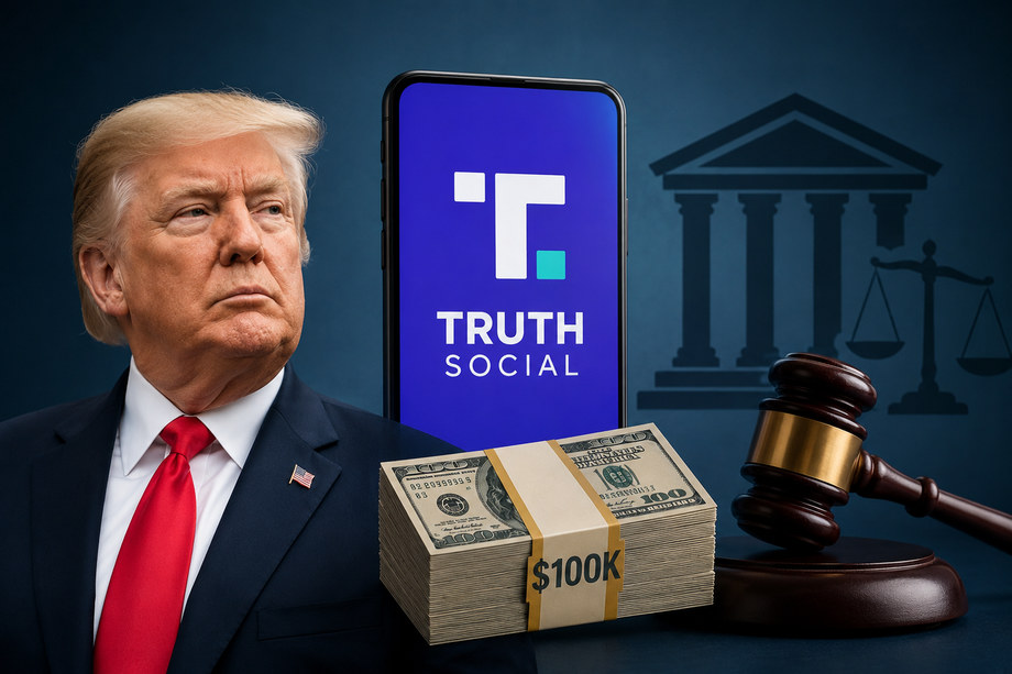 Trump Faces Lawsuit Over $100,000 Monthly Truth Social Data Feed