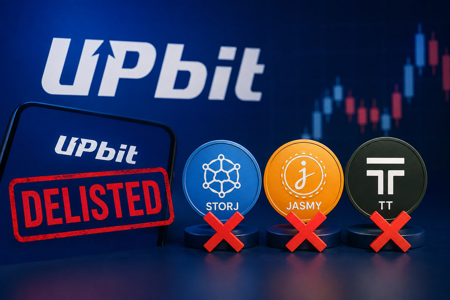 Upbit and Bithumb to Delist STORJ, JASMY and TT on September 14