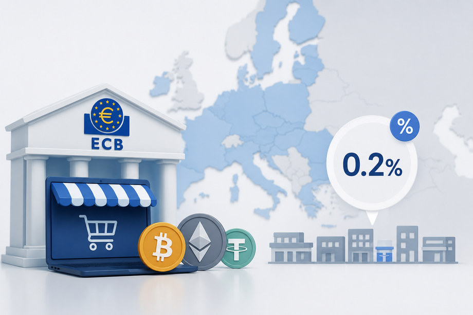 ECB Survey Shows Crypto Payments Near Absent Among Euro Area Merchants