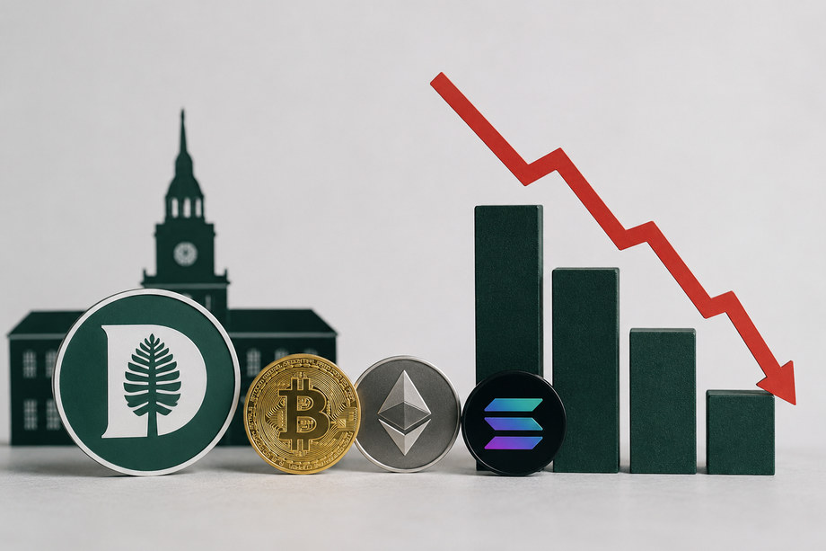 Dartmouth Endowment Crypto ETF Holdings Fall 15% to $12.4 Million in Second Quarter