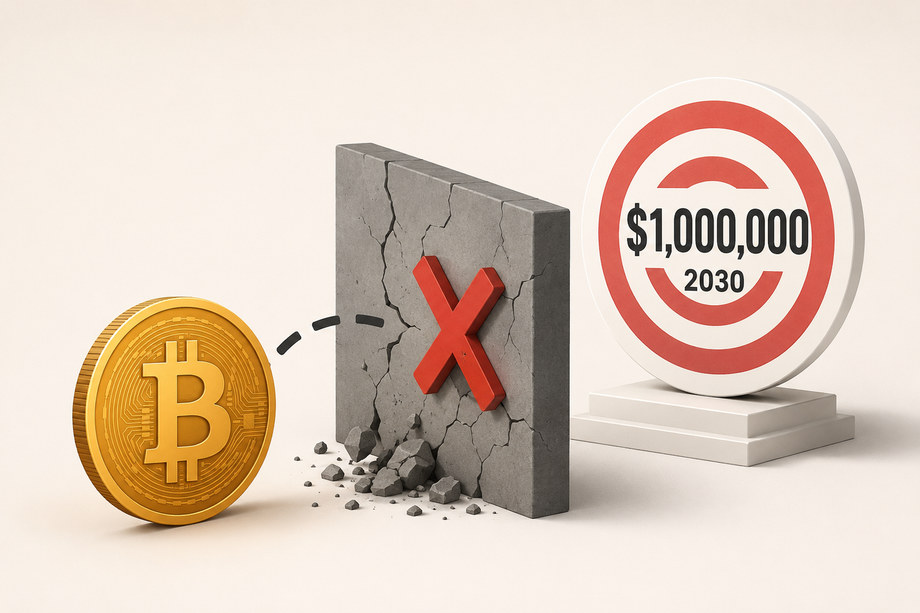 Bitcoin $1 Million by 2030 Called Mathematically Impossible by Research Chief